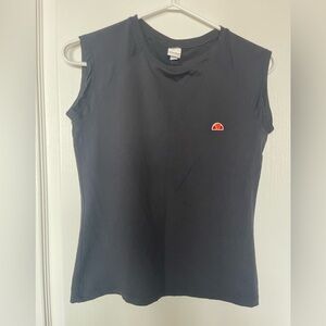 Ellesse Black Sleeveless Top size extra small
